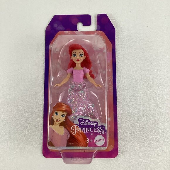 Disney Other - Disney Princess The Little Mermaid Ariel Mini 3.5" Figure Doll 2022 Mattel Toy